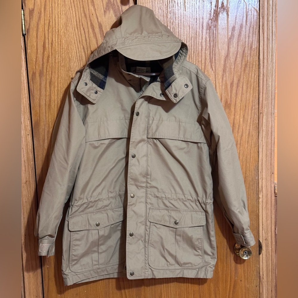 Eddie Bauer Tan Hooded Jacket